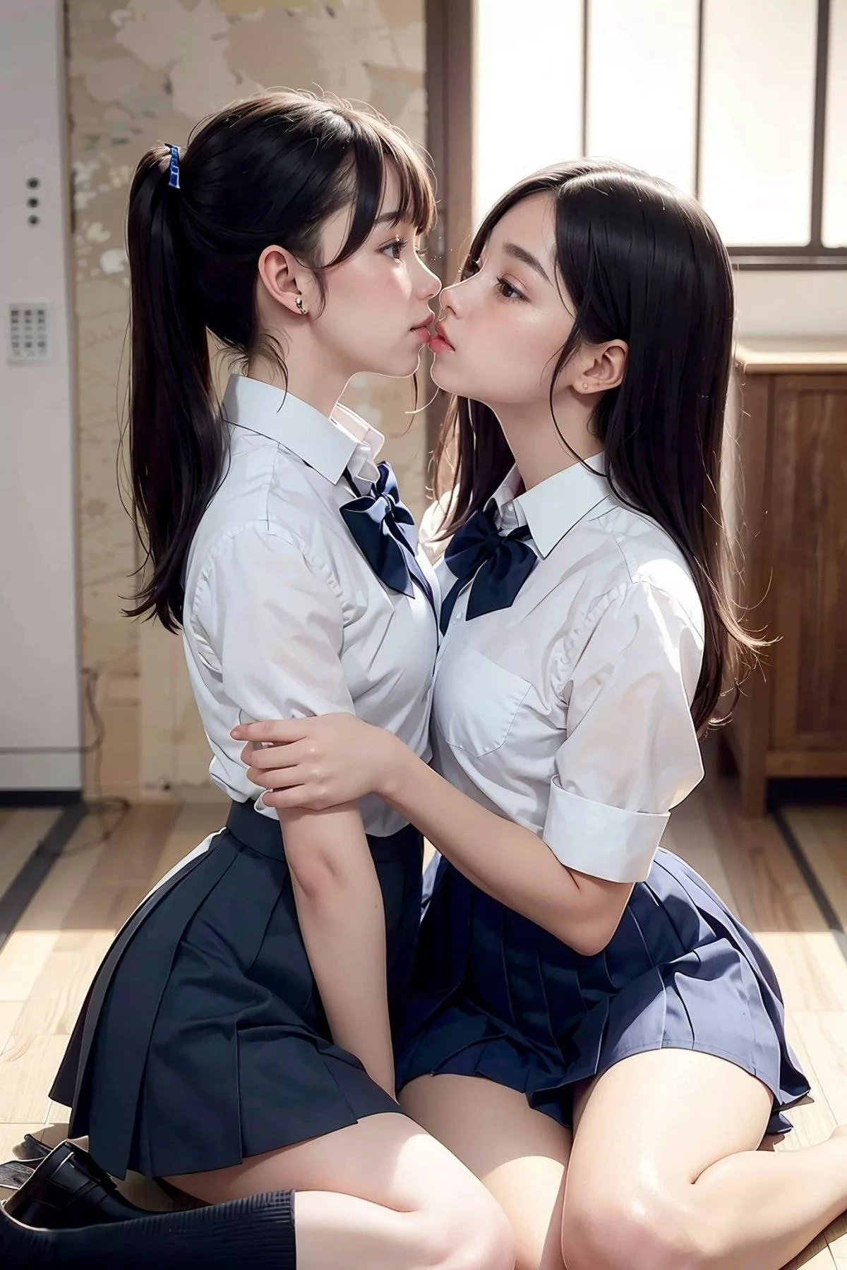 百合カプ推しのモブおじが催眠スキルで強制百合エッチさせる！